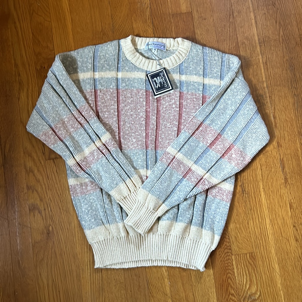 Nwt Vintage Burberry Women’s Sweater